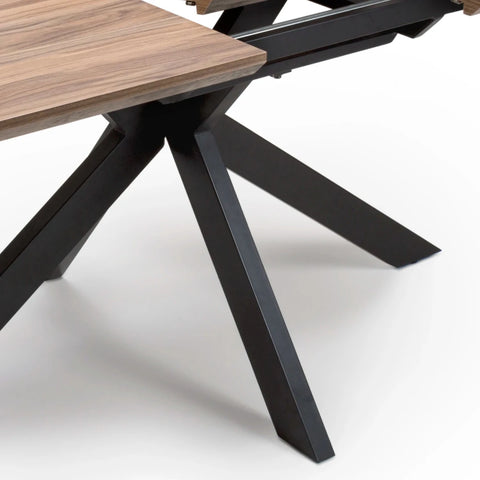 Bolton Light Walnut Oak Effect Extending Dining Table 180–220cm