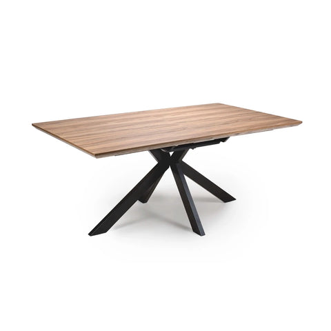 Bolton Light Walnut Oak Effect Extending Dining Table 180–220cm