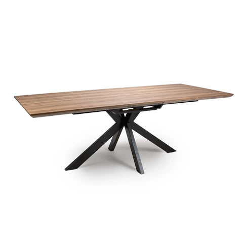 Bolton Light Walnut Oak Effect Extending Dining Table 180–220cm