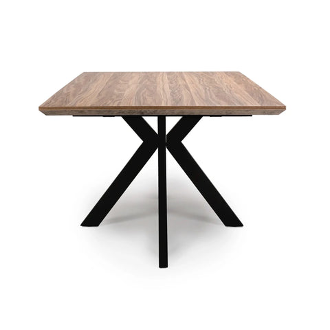 Bolton Light Walnut Oak Effect Extending Dining Table 180–220cm