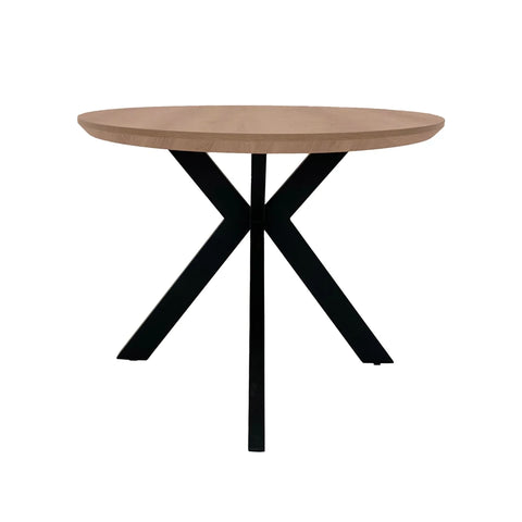 Bolton Light Walnut Oak Effect Oval Dining Table 180cm