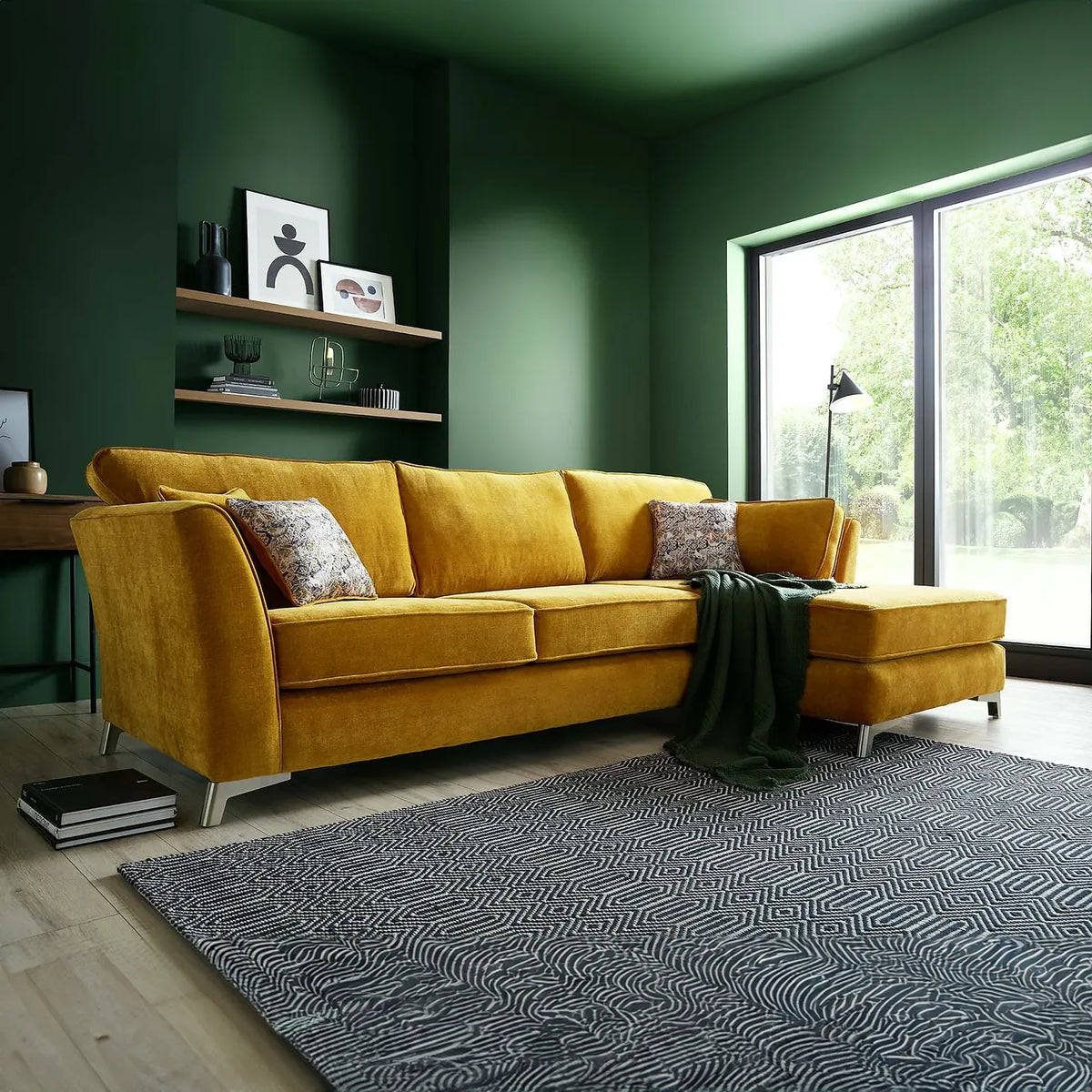 Bonita 3 Seater L Shape Chaise Sofa - Pendle Village Furniture