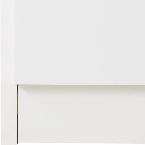 Bobi White 4 Door Wardrobe with Metallic Grey Centre & Mirror Panels – W181cm