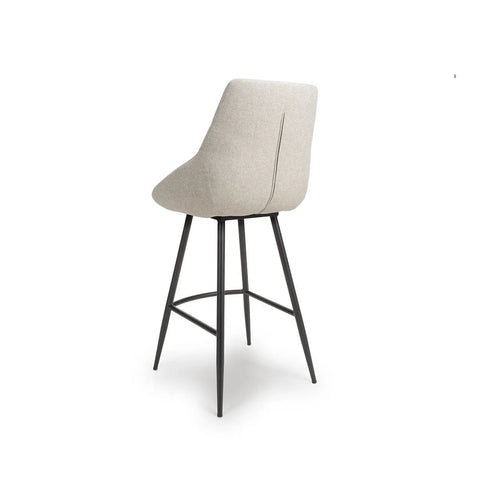 Bosley Easy Clean Fabric Bar Chairs – Set of 2