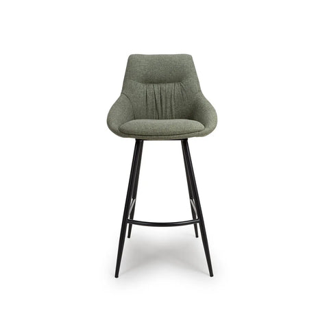 Bosley Easy Clean Fabric Bar Chairs – Set of 2