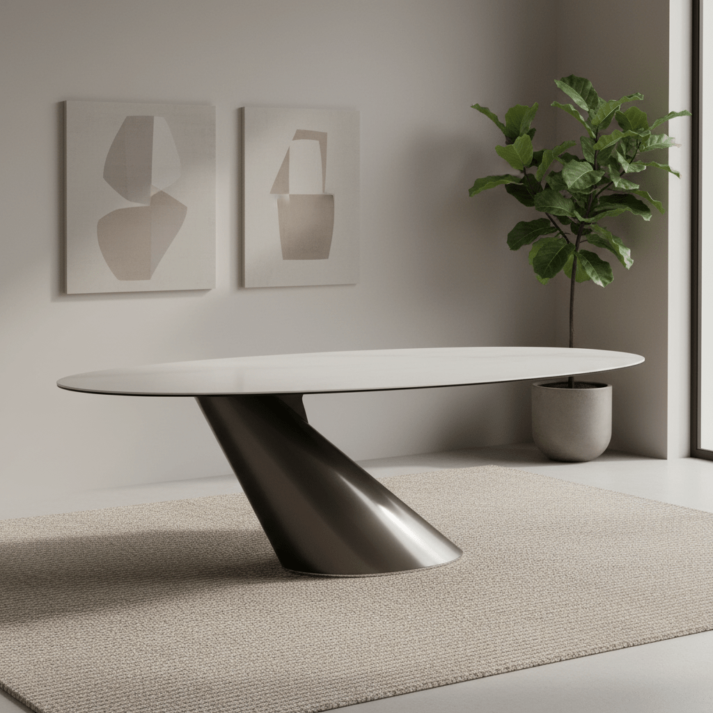 Brann 200cm Oval Ceramic Dining Table