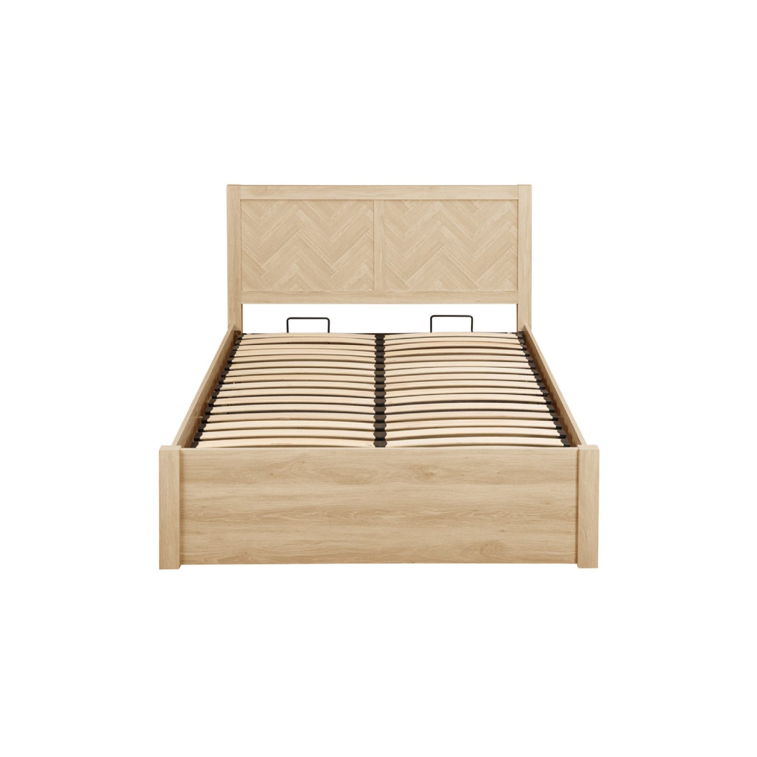 Reinforced bed base ensuring strength durability and comfort.