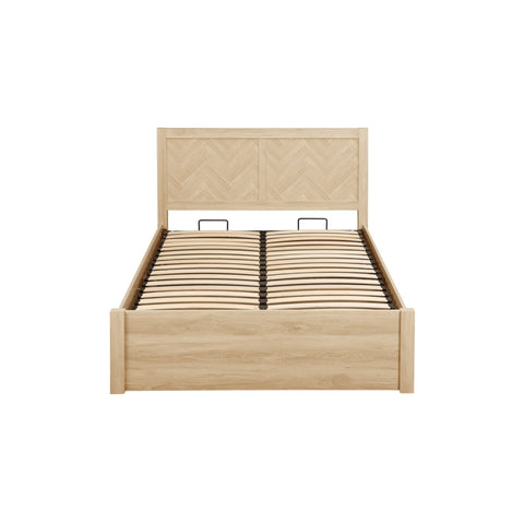 Reinforced bed base ensuring strength durability and comfort.