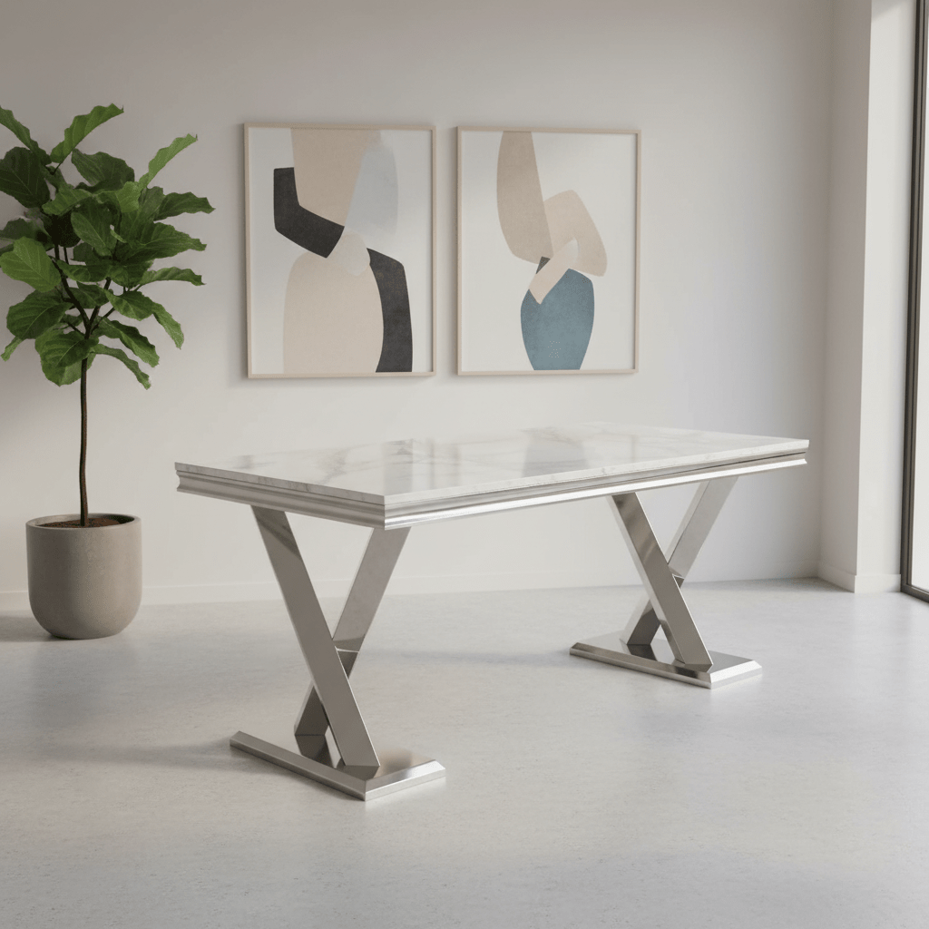 Vittoria 1.8M Marble Dining Table