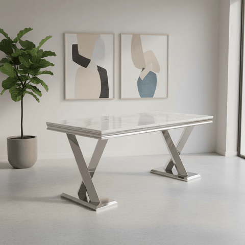 Vittoria 1.8M Marble Dining Table