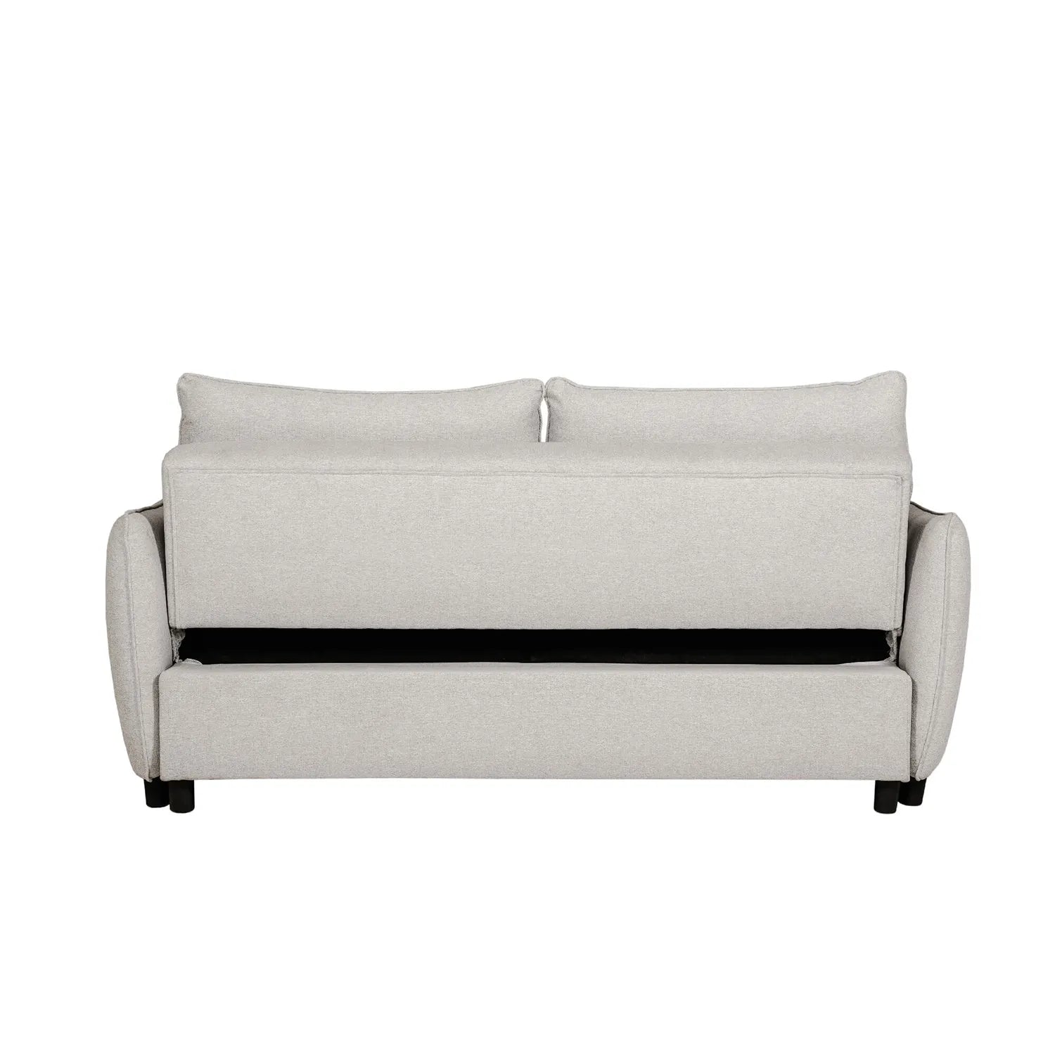 Brook Light Grey Fabric 3 Seater Sofa Bed