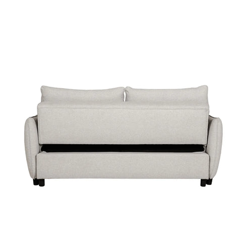 Brook Light Grey Fabric 3 Seater Sofa Bed