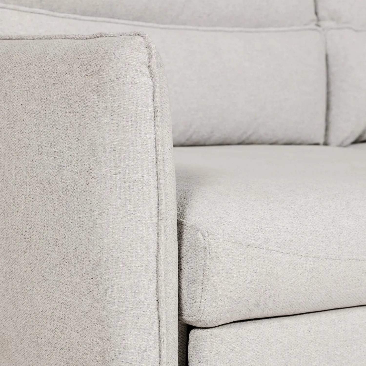 Brook Light Grey Fabric Modern Sofa Bed