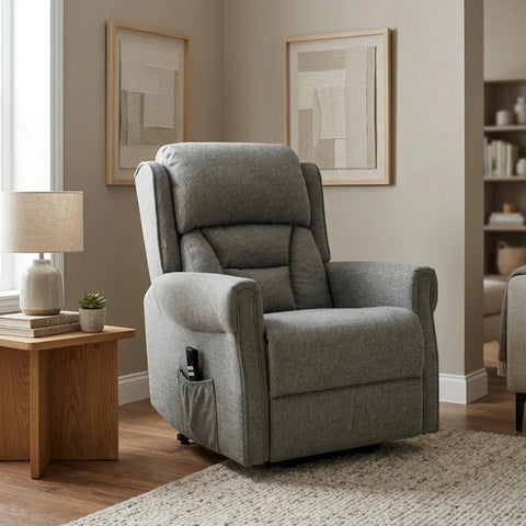 Buckingham Rise & Recline Chair in Grey