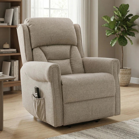 Buckingham Rise & Recline Chair in Taupe