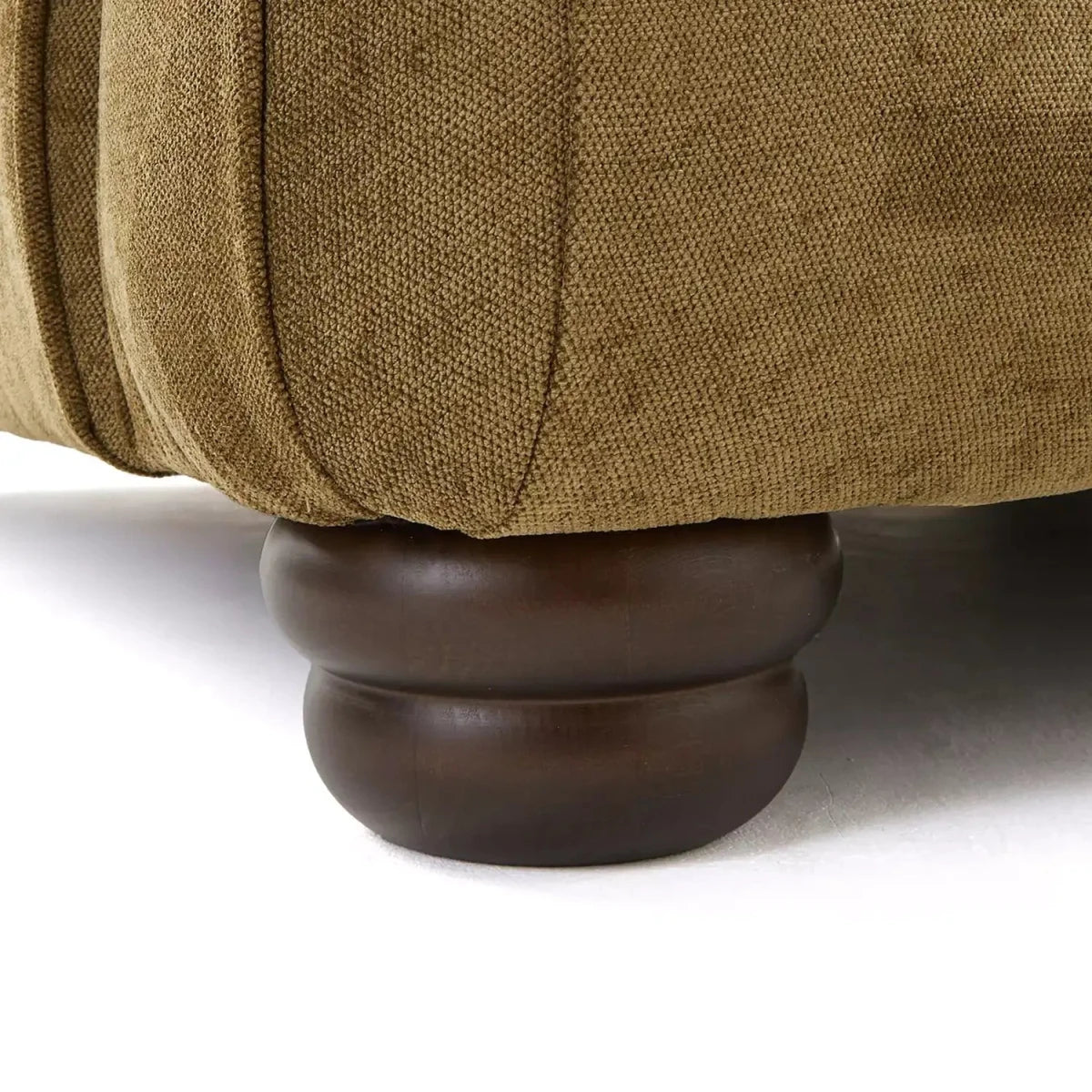 Amersham 4 Seater Sofa Foot Close-Up on White Background
