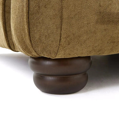 Amersham 4 Seater Sofa Foot Close-Up on White Background
