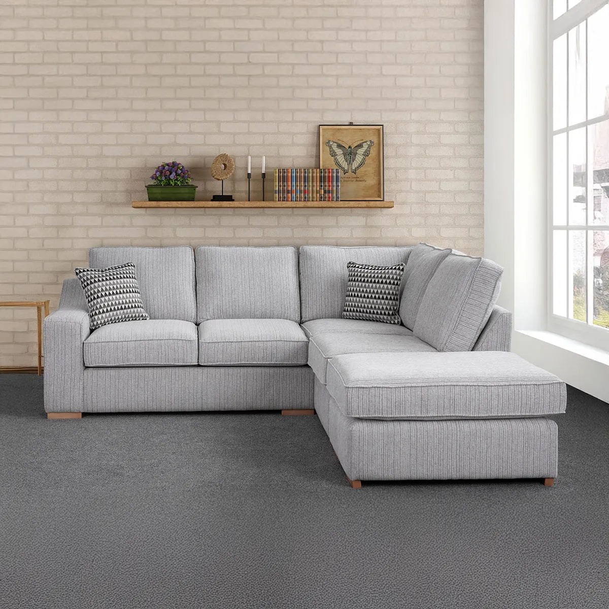 Burnley Corner Chaise Sofa Bed