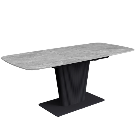 Catania 160-200cm Light Grey Ceramic Extending Dining Table