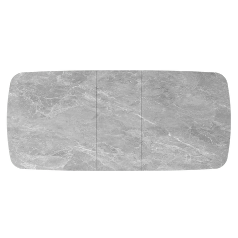 Catania 160-200cm Light Grey Ceramic Extending Dining Table