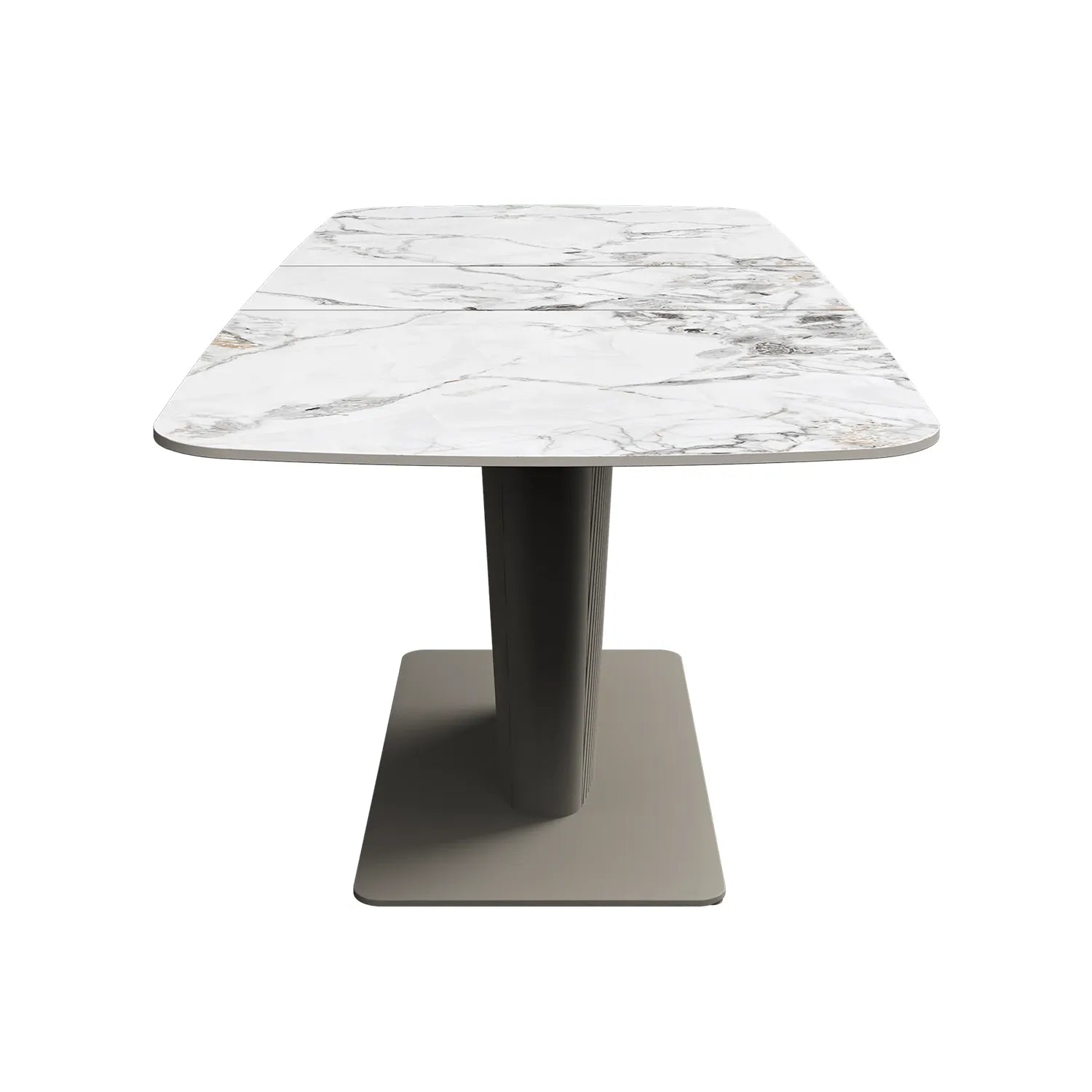 Catania 130 - 170cm White Ceramic Extending Dining Table - Pendle Village Furniture