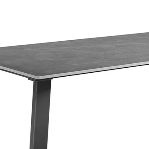 Cerutti 140cm Grey Ceramic Dining Table - Pendle Village Furniture