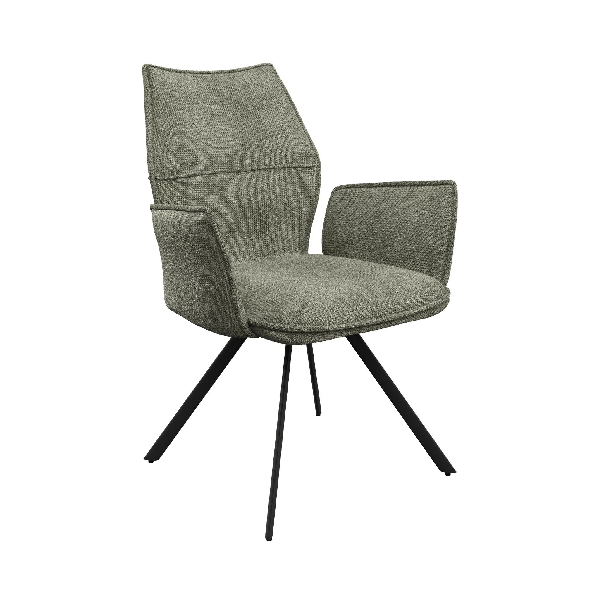 Iris Green Fabric Dining Chair - Set of 4