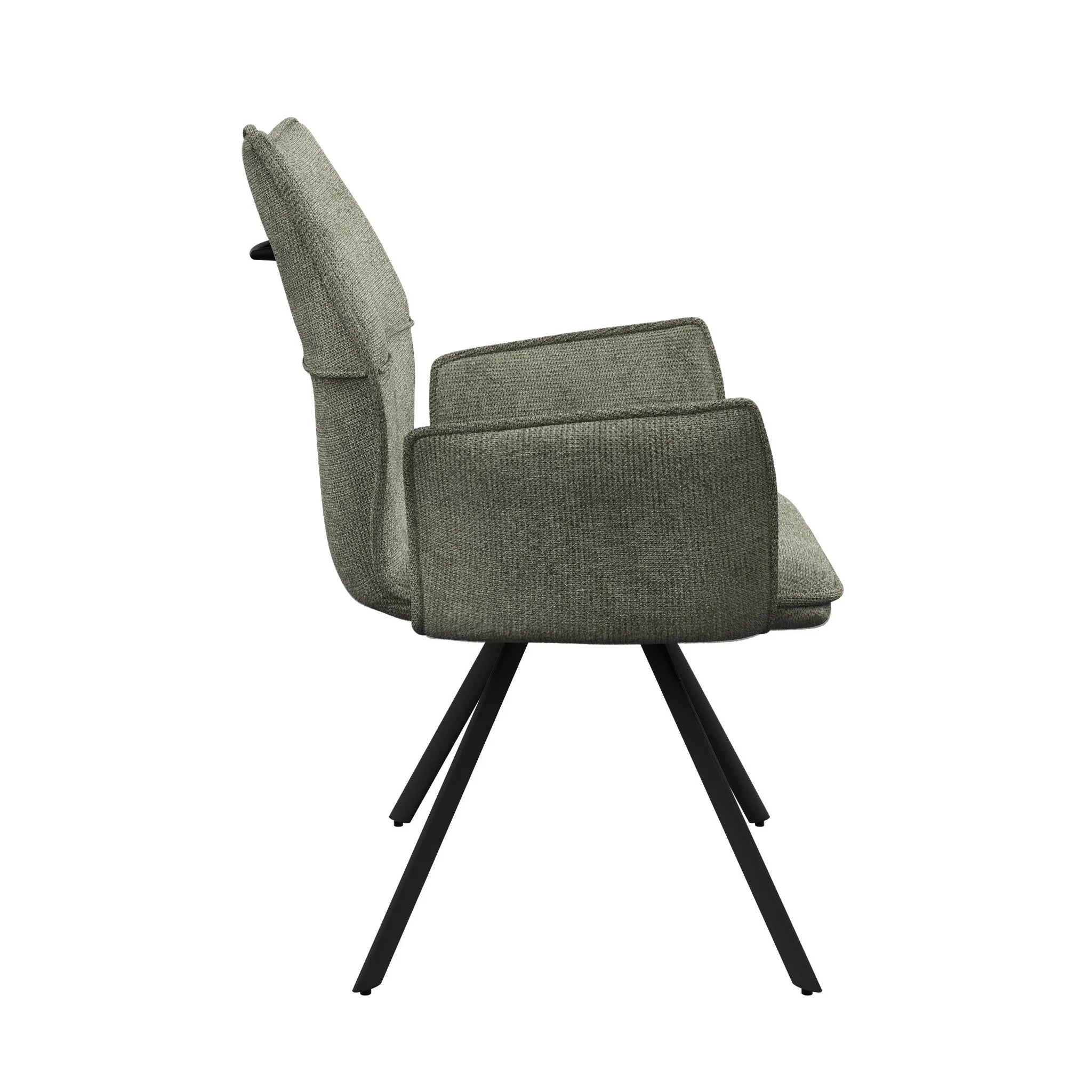 Iris Green Fabric Dining Chair - Set of 4