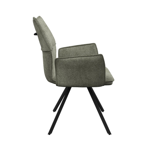 Iris Green Fabric Dining Chair - Set of 4