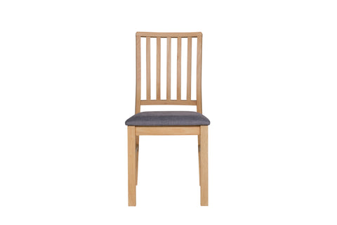 Light Oak Dining Chair Fabric Seat