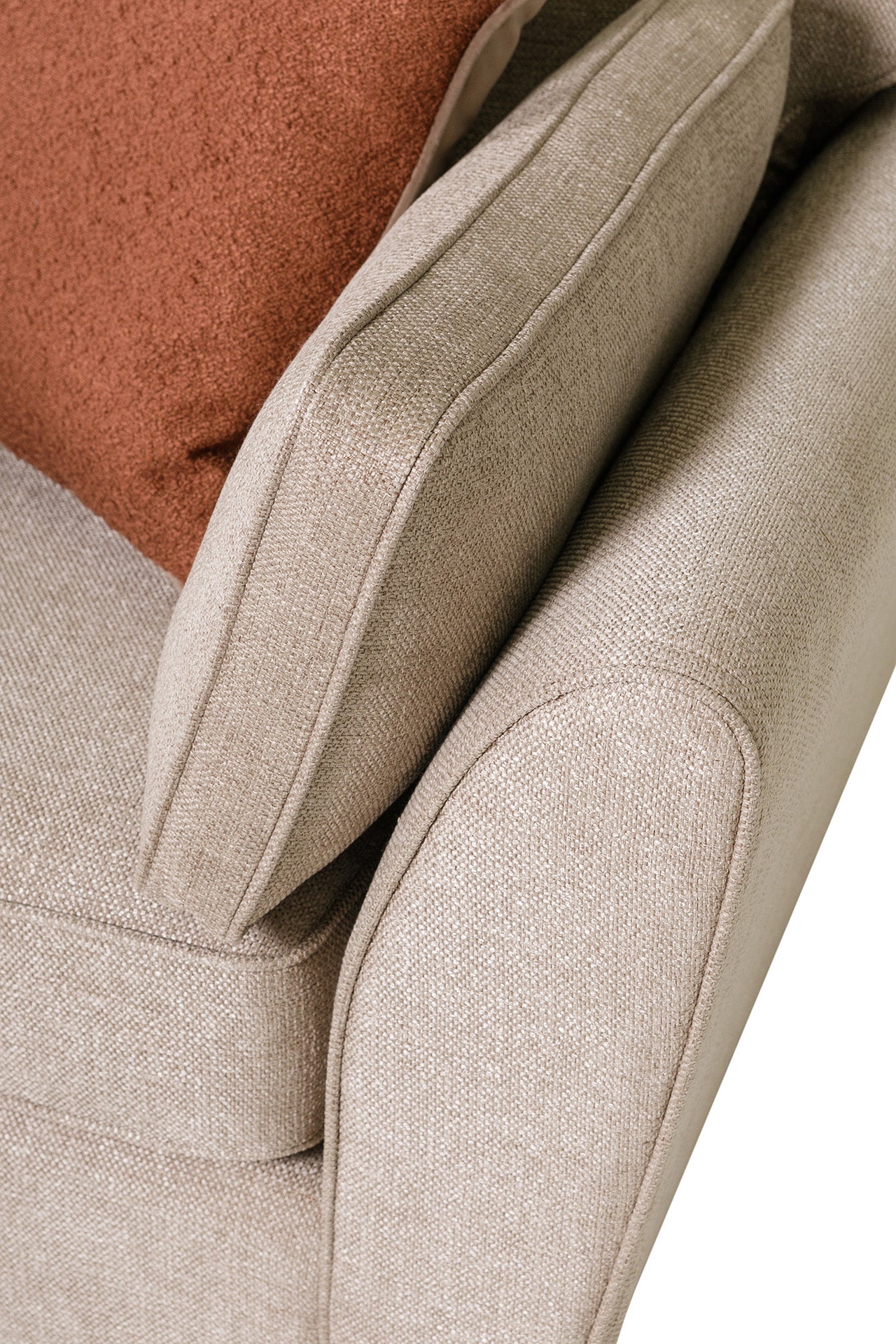 Cromwell Biscuit Linen Fabric Sofa