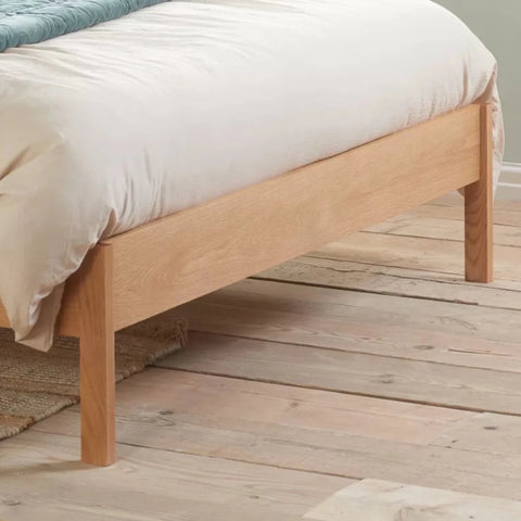 Strong wooden legs providing stable support.