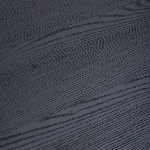Camden 200cm Black Oak Dining Table - Pendle Village Furniture
