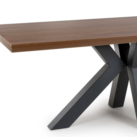 Camden 200cm Smoked Oak Dining Table - Pendle Village Furniture