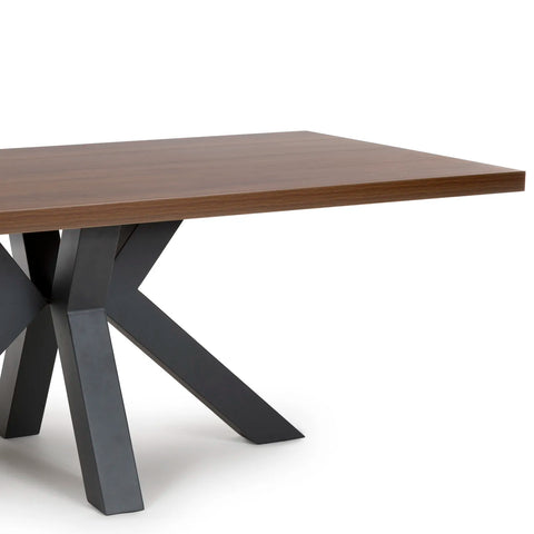 Camden 200cm Smoked Oak Dining Table - Pendle Village Furniture
