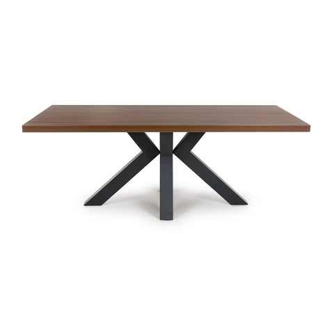 Camden 200cm Smoked Oak Dining Table - Pendle Village Furniture