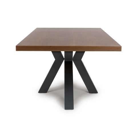 Camden 200cm Smoked Oak Dining Table - Pendle Village Furniture