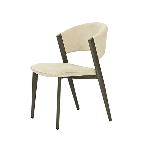 Camilla dining chairs set with walnut finish