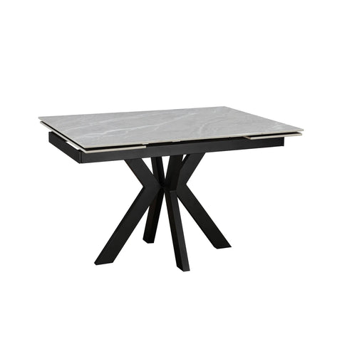 Casper Argenta Grey Ceramic Extending Dining Table 120–180cm