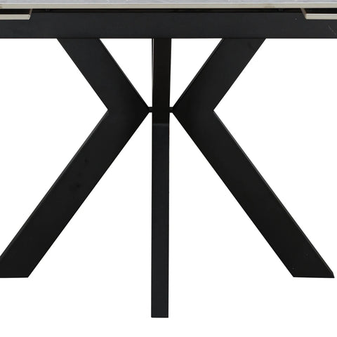 Casper Argenta Grey Ceramic Extending Dining Table 120–180cm