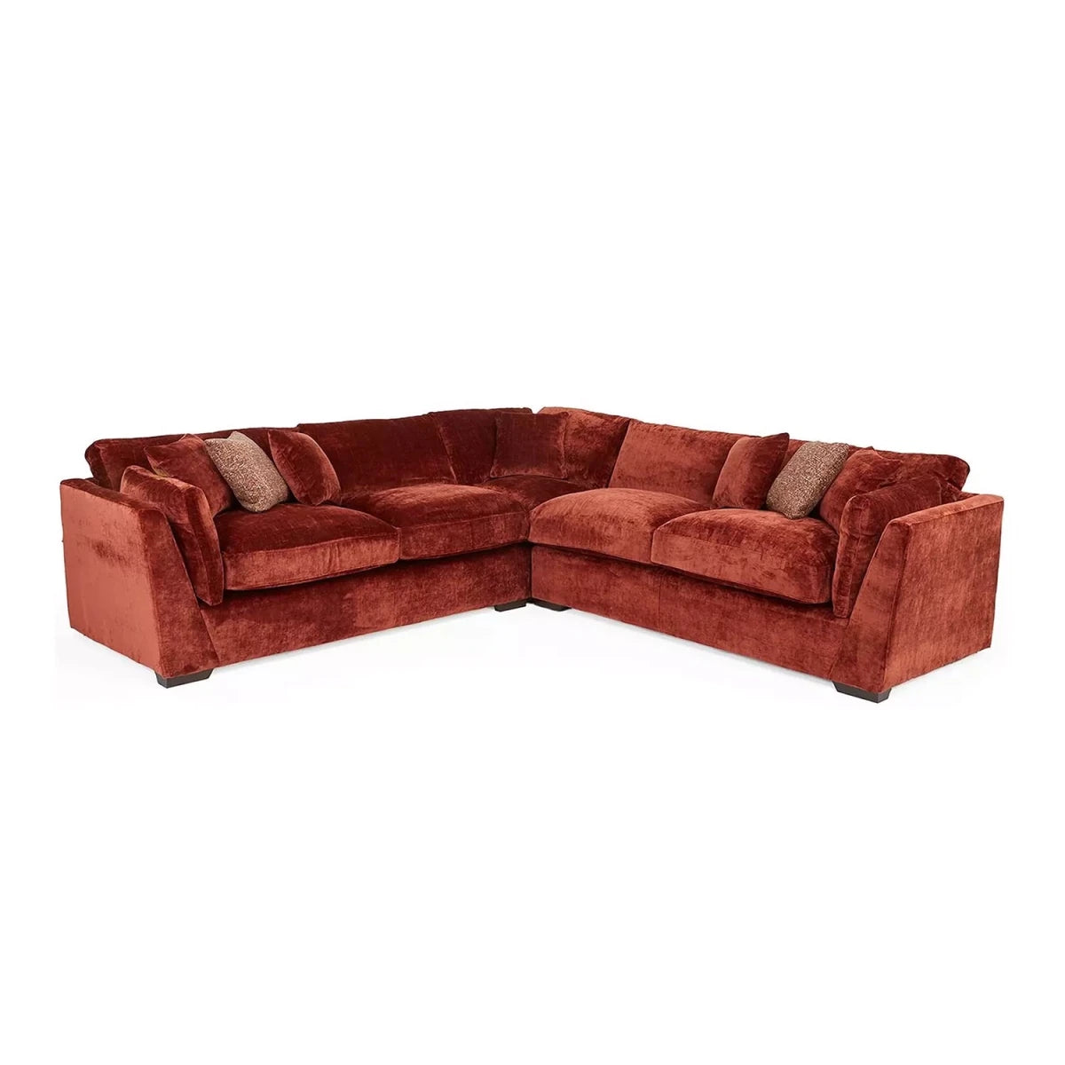 Caressa Fabric Corner Sofa LH2-COR-RH2 in white background