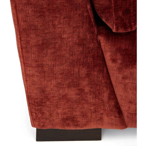 Caressa Fabric Corner Sofa LH2-COR-RH2 foot close-up view
