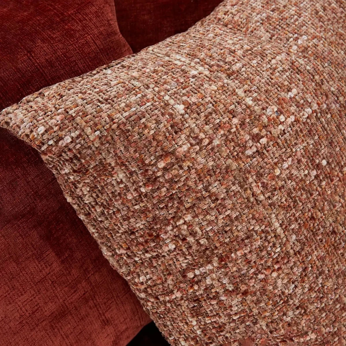 Caressa Fabric Corner Sofa LH2-COR-RH2 cushion close-up view