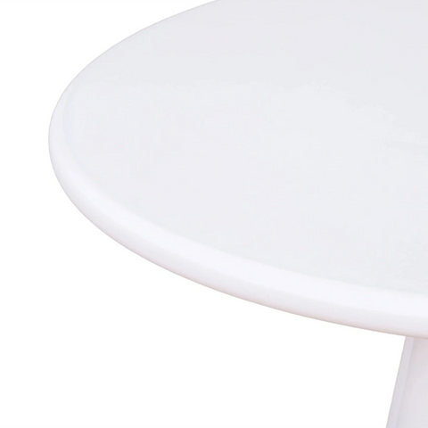 Carla Off-White Round Dining Table