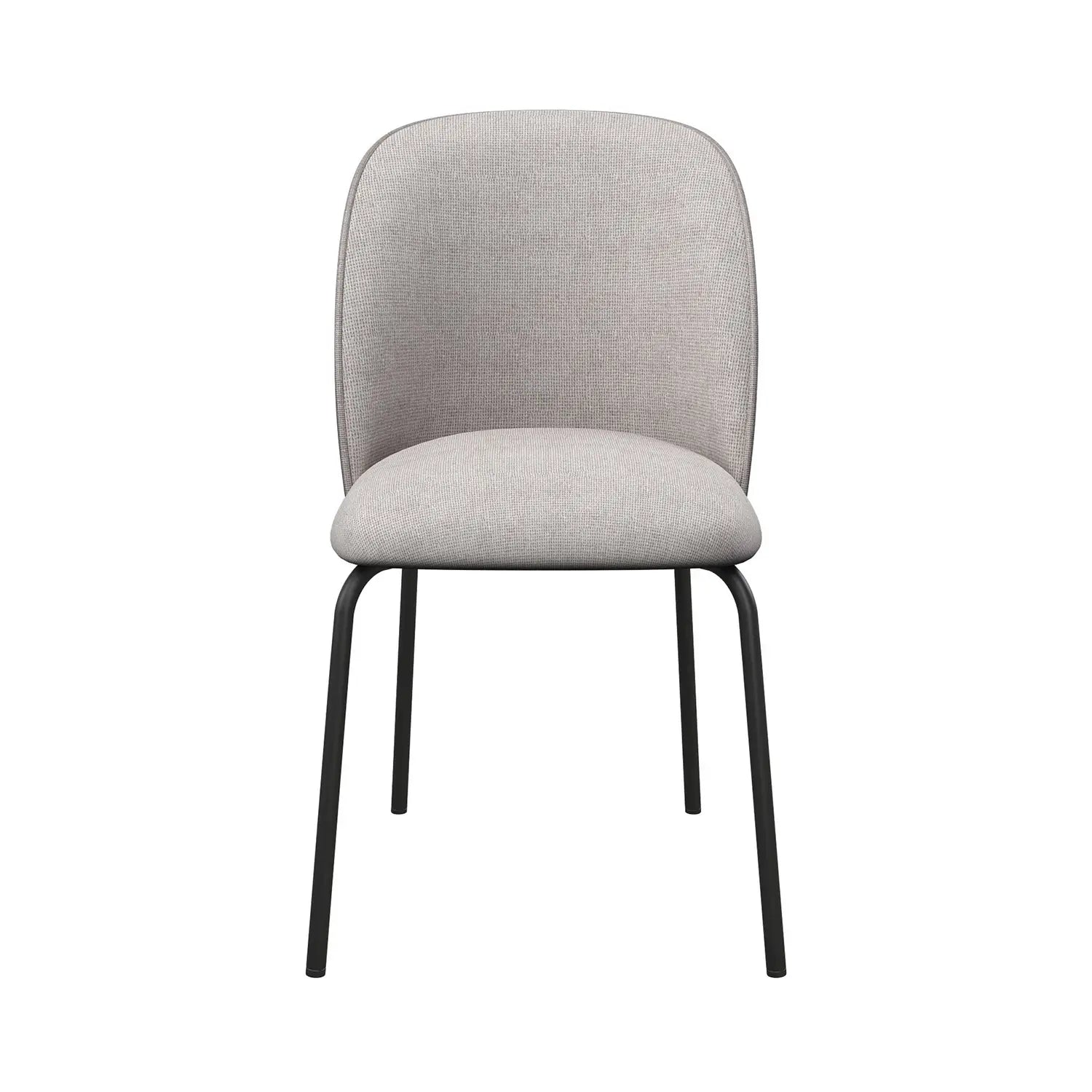 Set of 4 Two Colour Tone Cartier Grey Dining Chairs - Pendle Village Furniture