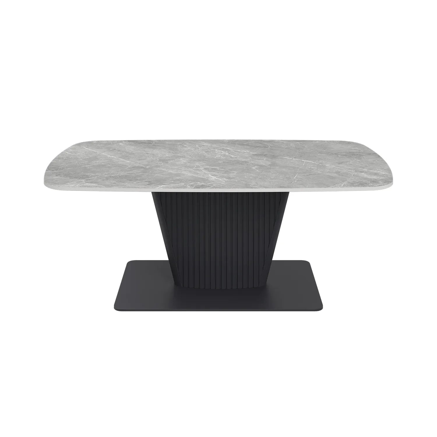 Catania Dark Grey Sintered Stone Ceramic Coffee Table - Pendle Village Furniture