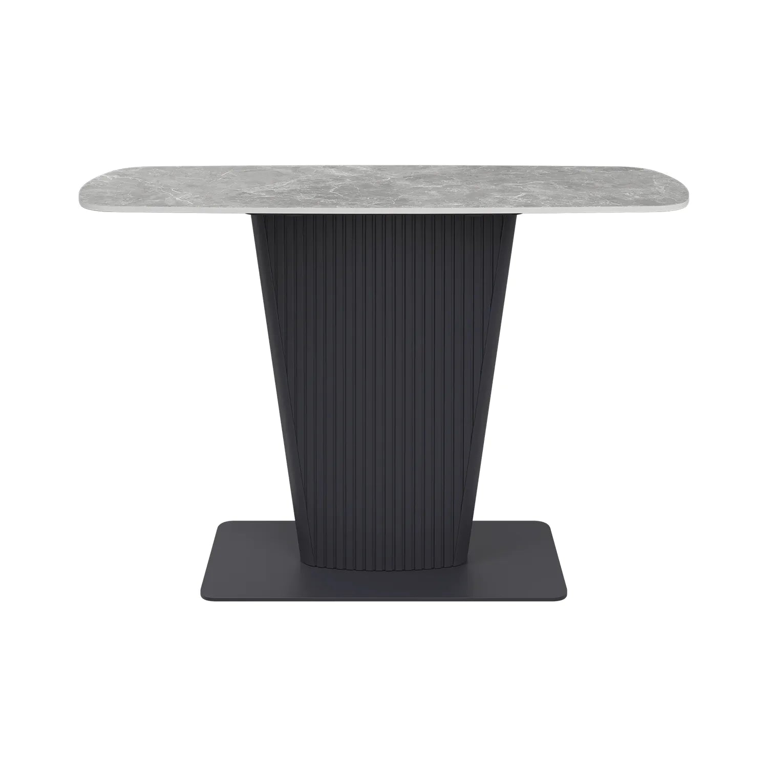 Catania Dark Grey Ceramic Console Table - Pendle Village Furniture
