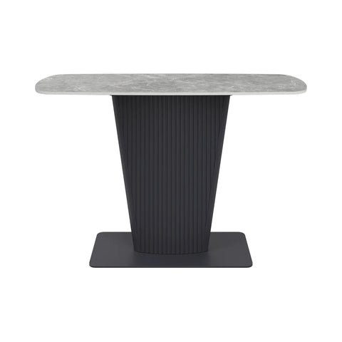 Catania Dark Grey Ceramic Console Table - Pendle Village Furniture