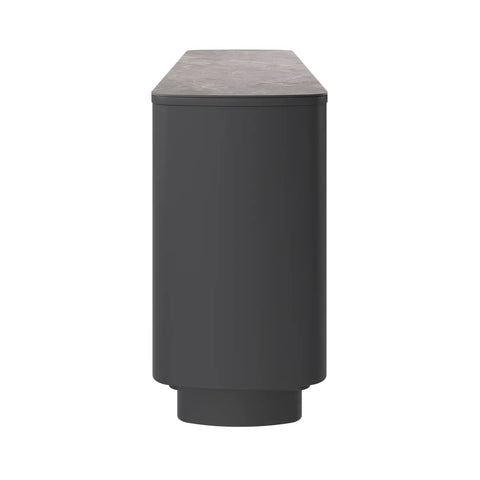 Catania Dark Grey Ceramic Top Sideboard - Pendle Village Furniture