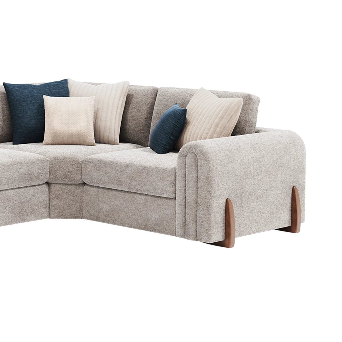 Close up of Cavendish 2 Corner 1 Fabric Sofa - Pendle Village Furniture